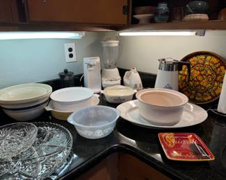 Collection of Glass, Pots, Knives & Kitchen Accessories