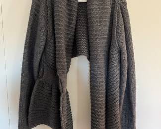 Women's Sarah Pacini Merino Wool Sleeved Shawl with Scarf One Size