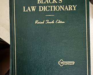 Black's Law Dictionary Revised Fourth Edition