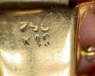 18K Gold Clasp Bracelet