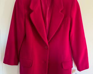 Women's Elizabeth Arden The Salon Magenta Jacket Size S