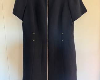 Women's Lafayette 148 New York Sonya Zip-Front Sheath Dress Size 12