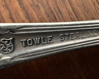 Towle Sterling Silver Flatware 1651gms + 14 Handled Pieces 