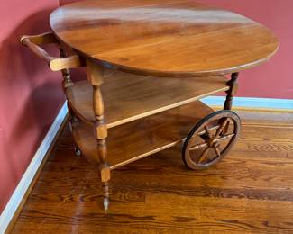 Drop Leaf Bar Cart