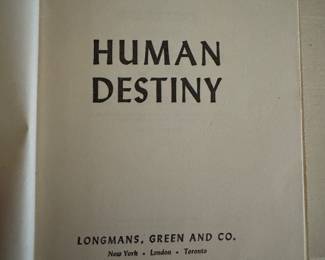 Lecomte du Noiiy "Human Destiny" First Edition