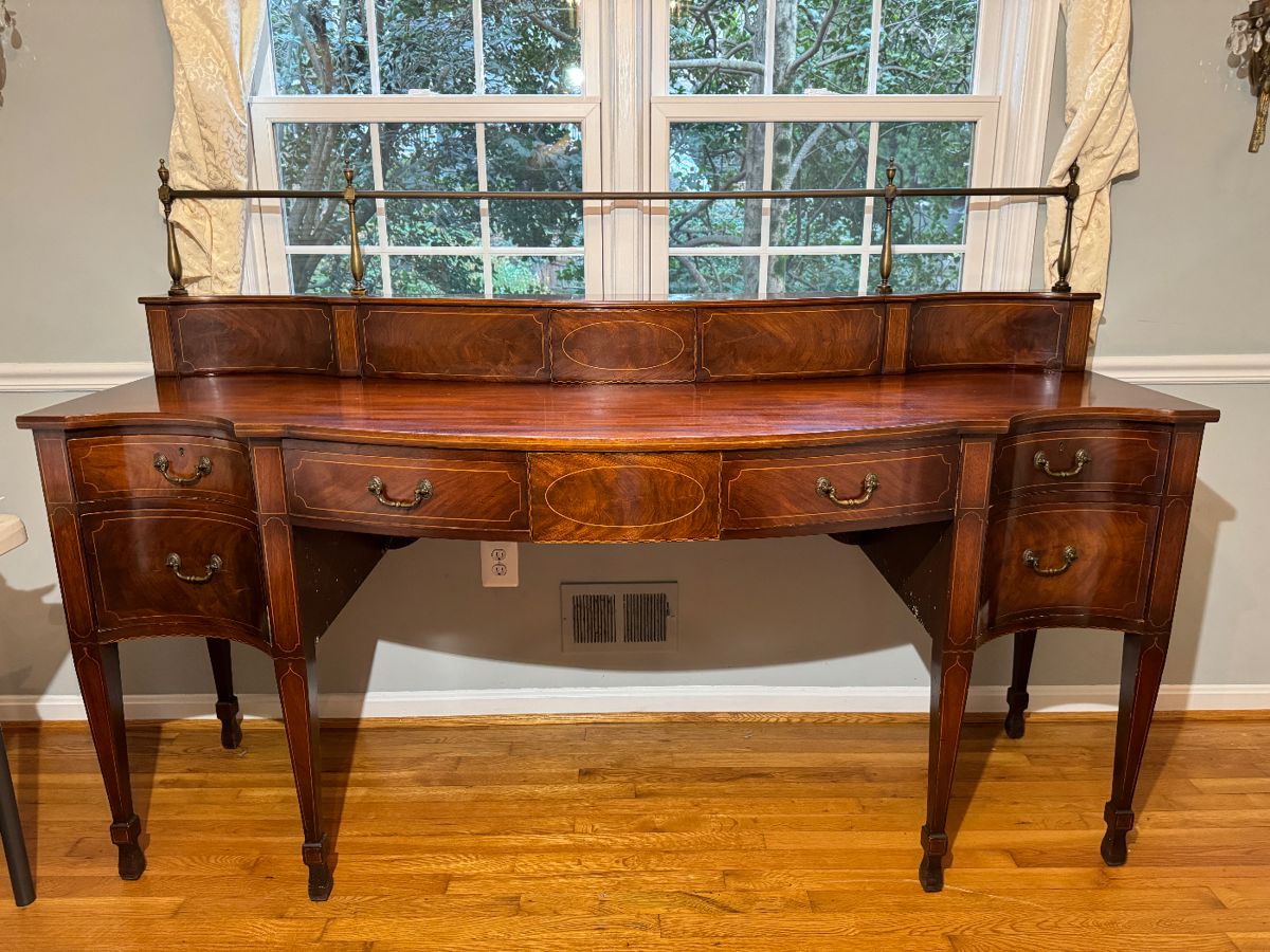 Baker 5 Drawer Sideboard (78"W x 28"D x 53"H)