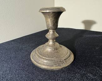 Sterling Silver Weighted Candlestick 