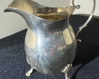 Sterling Silver Monogrammed Creamer / 166 grams