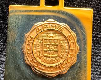 10K Gold Holton Arms School Pendant