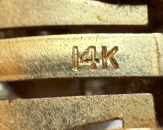 14K Gold & Pearl Earrings