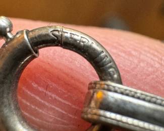 Sterling Silver Coin Charm Bracelet