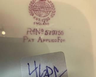 Mintons Persian Rose Porcelain China (46pc)