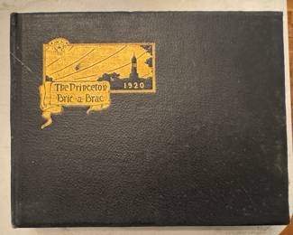 The Princeton Bric-a-Brac 1920 Yearbook  (3 separate references to F. Scott Fitzgerald including photo)