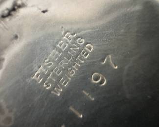 Sterling Silver Weighted Candlestick 