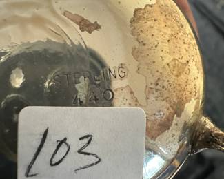 Sterling Silver Salt & Pepper Shakers (68 grams & 103 grams)