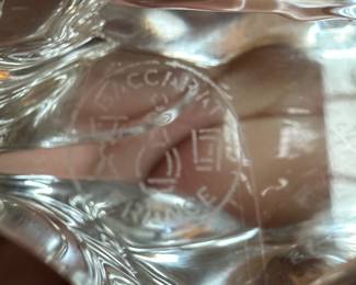 Baccarat Dachshund Crystal Dog