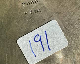 Sterling Silver Floral Bowl / 191 grams