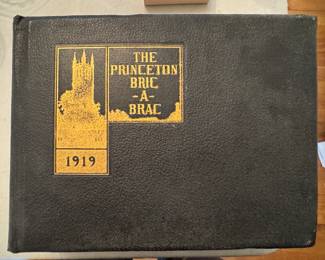 The Princeton Bric-a-Brac 1919 Yearbook (F. Scott Fitzgerald student)