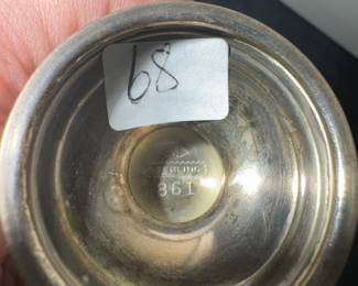 Sterling Silver Salt & Pepper Shakers (68 grams & 103 grams)