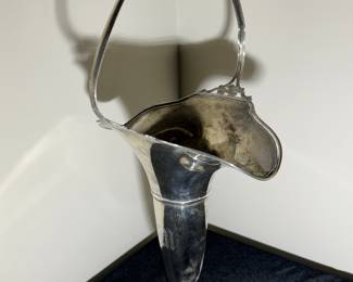 Sterling Silver Weighted Flower Basket