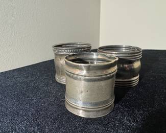 Sterling silver Napkin Rings