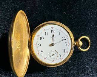 Waltham "A. Rumrill & Co" 18K Gold Pocket Watch