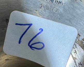 Sterling Silver Vases / 76 grams each / 3 total