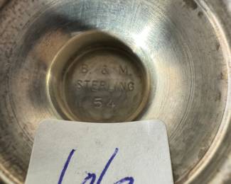 Sterling Silver Goblets (4pc - 66 grams ea)