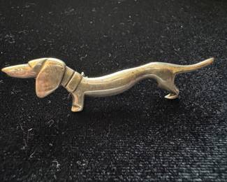 Sterling Silver Dachshund Pin