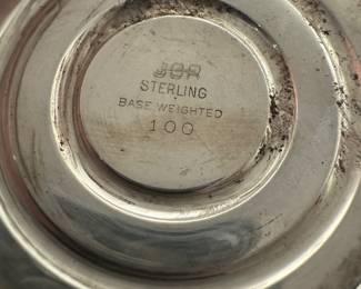 Sterling Silver Weighted Vase