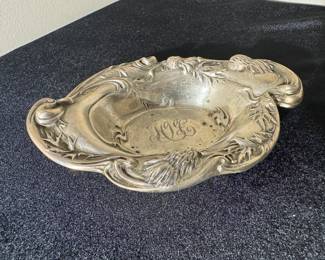 Sterling Silver Monogrammed Candy Dish (62 grams)