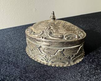 Sterling Silver Trinket Box (66 grams)