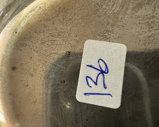 Sterling Silver Platter / 136 grams