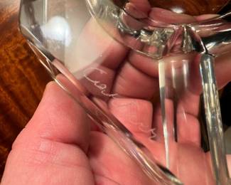 Cartier Crystal Ashtray 