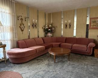 Large Vintage Three Piece Sectional