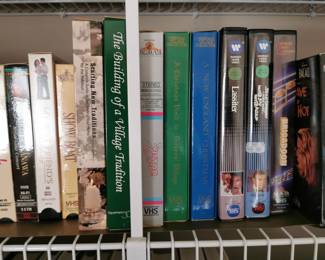 VHS Tapes and/or Movies including: