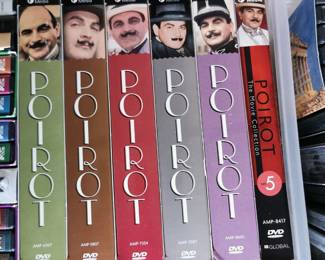 Thousands of DVD's including: Poirot