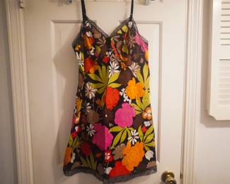 Vintage Vanity Fair floral slip