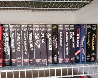 VHS Tapes and/or Movies including: