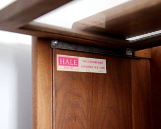 Two (2) matching three stack barrister bookcases by Hale Bookcases of Herkimer, New York