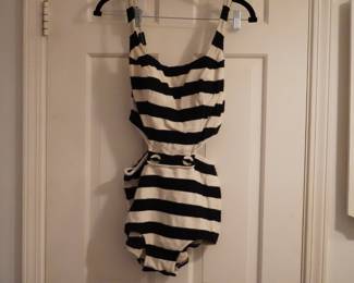 Fantastic 1950's/1960's One Piece Swimsuit, possibly home made