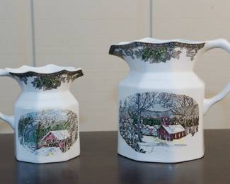 Johnson Brothers Friendly Village pitchers