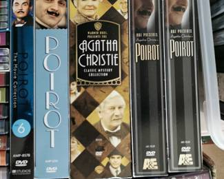 Thousands of DVD's including: Poirot