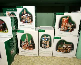 Detail of larger Department 56 Heritage Village Collection: Dickens Series, Holiday Decorations