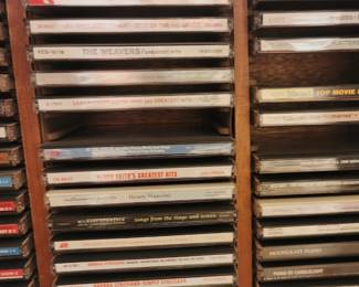 Music CDs including: John James, Barbara Streisand, Michael Crawford, Henry Mancini, Percy Faith, The Weavers, Best of the Big Bands