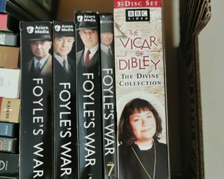 Thousands of DVD's including:Thousands of DVD's including: Foyle's War: Set 4, 5, 6 & 7 and The Vicar of Dibley: The Divine Collection