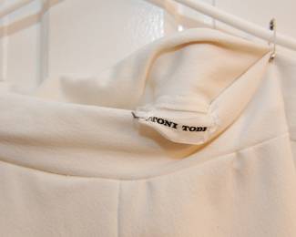 White palazzo pants! We have a lot of vintage clothing including dresses, c. 1950's to 1990's, homemade and designer!