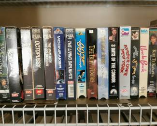 VHS Tapes and/or Movies including:
