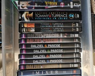 Thousands of DVD's including: The Mixer, Daziel and Pasco, Tommy and Tuppence, 3rd Rock from the Sun