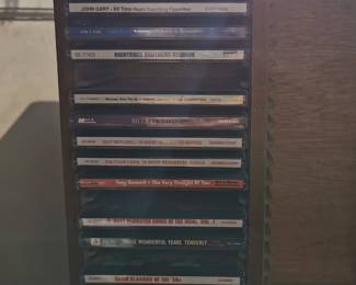 Music CDs including: Billboard Pop Memories: 1955-59, Frank Sinatra: No One Cares, Love in the Fifties, Radio Classics of the 50s, Radio Classics of the 50s, Those Wonderful Years Tenderly, Tony Bennet, The Four Lads, Guy Mitchell, Billy Eckstine, The Highwaymen